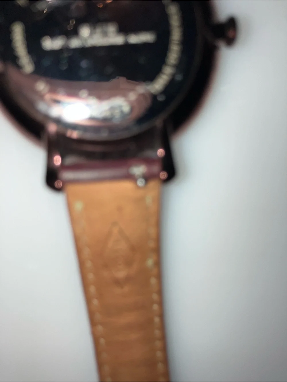 Fossil Leather Strap Wristwatch